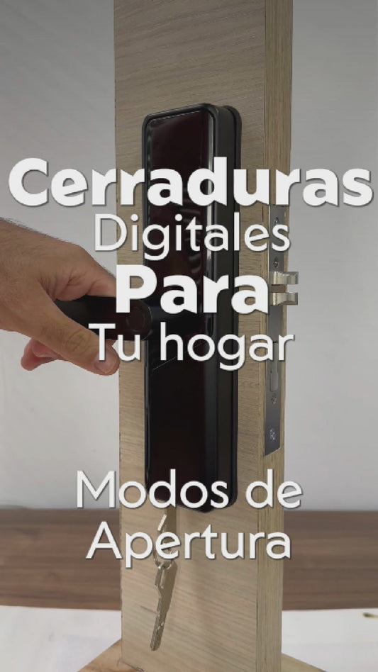 Cerradura Inteligente Digital Huella, Clave, Tarjeta, App